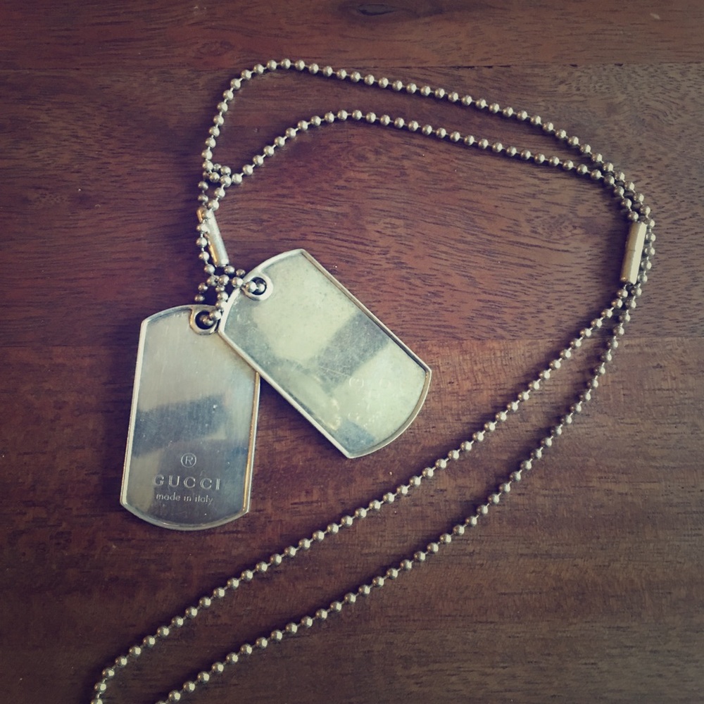 Gucci Dog Tags
